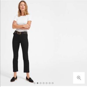 Everlane kick crop Jean black size 26